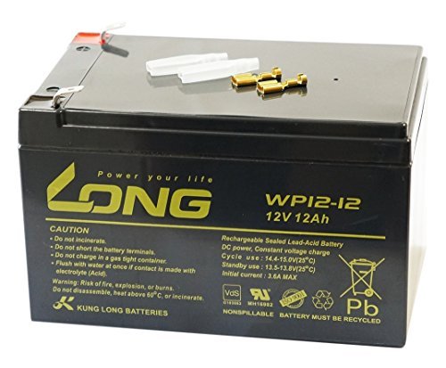 LONG 12V 12Ah 高性能シールドバッテリー WP12-12 WP12-12